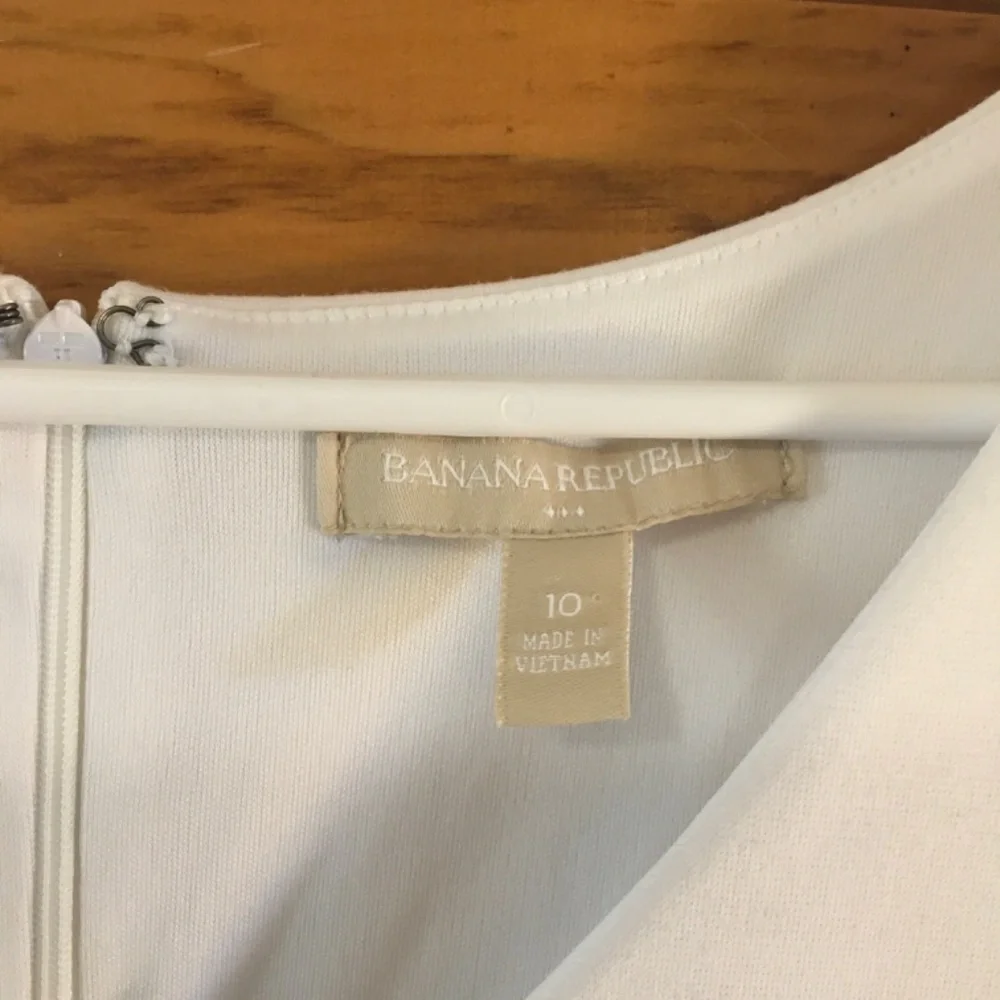 Banana Republic White Midi Dress - Picture 3 of 3